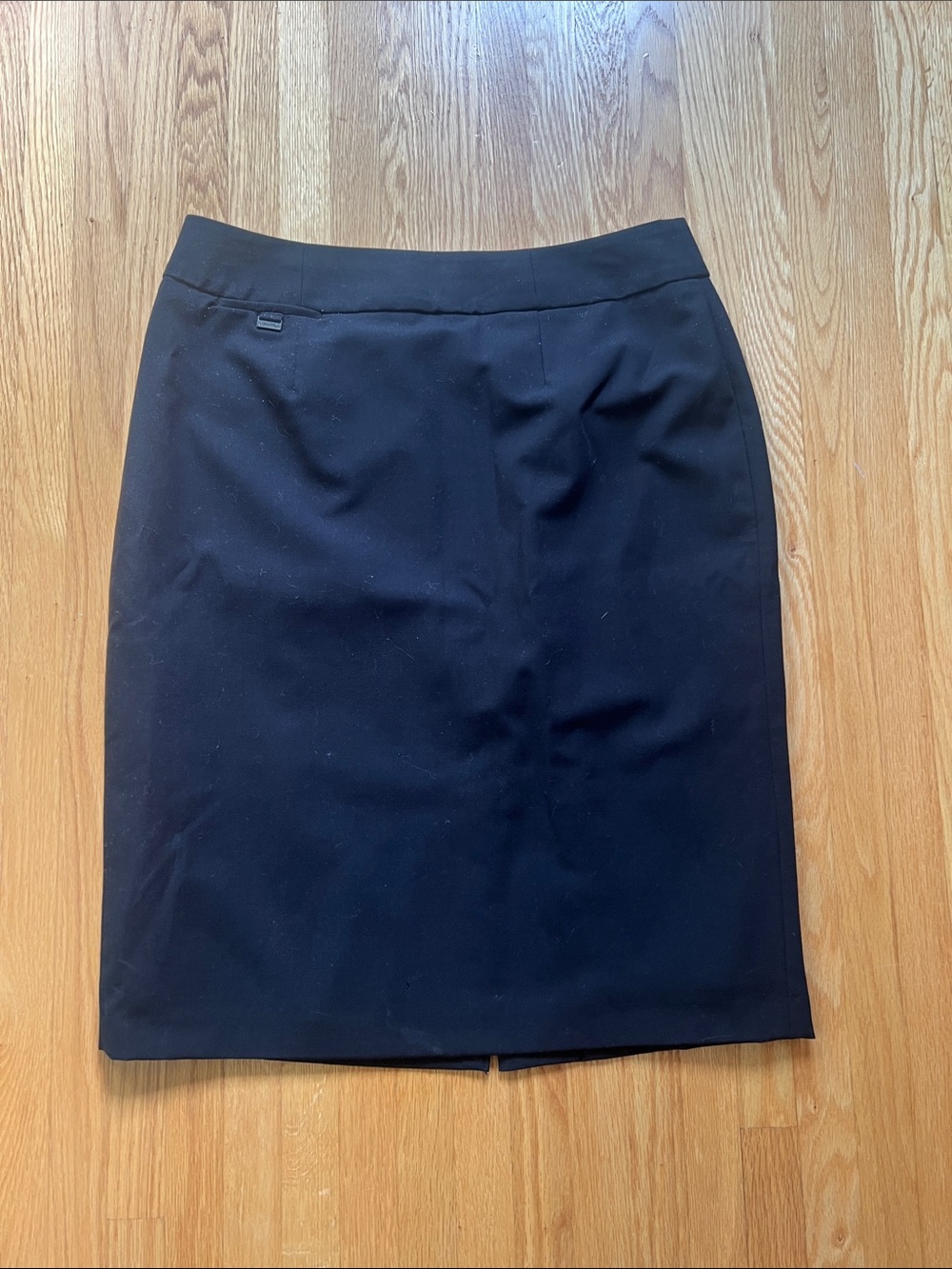 Calvin Klein Black Tailored Pencil Skirt